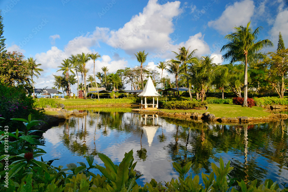 Obraz premium Beautiful holiday on the island of Saipan. The beautiful island of Saipan.