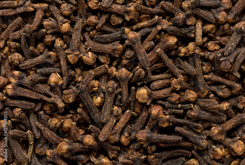 freshly dryed clove spice texture close up   photo