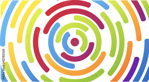 onde, comunicazione, satellite, cerchi, concentrici