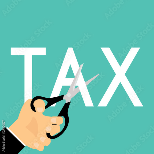Tax Deduction. Business Concept