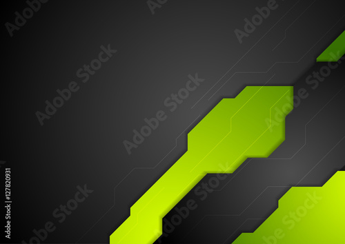 Abstract tech corporate vector brochure background