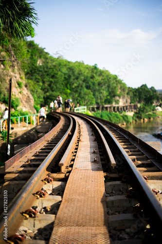 The railway tracks