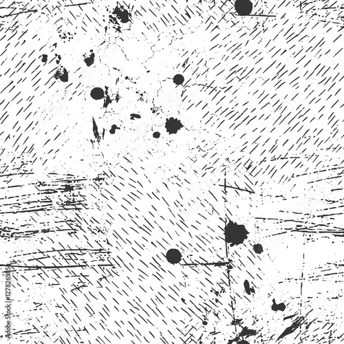 Seamless texture. The spots, strokes, scrapes. Grunge style. Repeated pattern. Abstract graphic background.