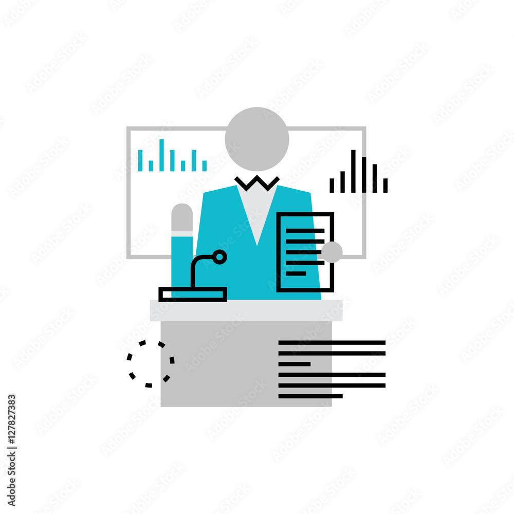Mentor Speech Monoflat Icon. Mentor Speech Monoflat Icon.