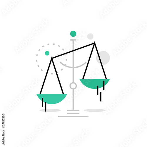 Law Scales Monoflat Icon.