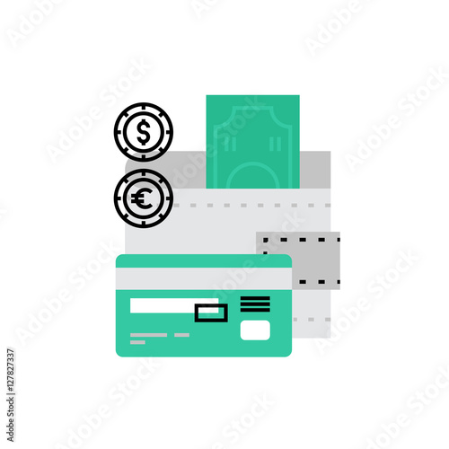Wallet Monoflat Icon.
