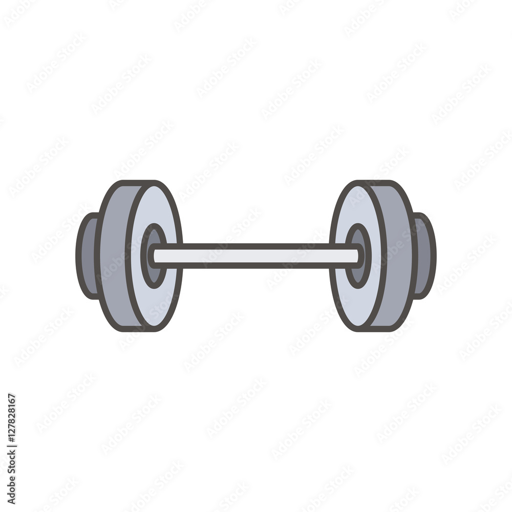 Weight icon. Healthy lifestyle fitness and sport theme. Isolated design. Vector illustration Weight icon. Healthy lifestyle fitness and sport theme. Isolated design. Vector illustration