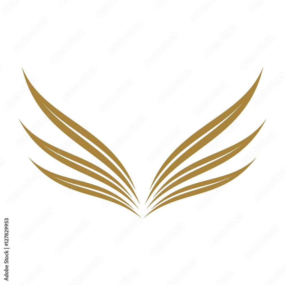 Black gold wing logo symbol for a professional designer 2758734 Vector Art  at Vecteezy