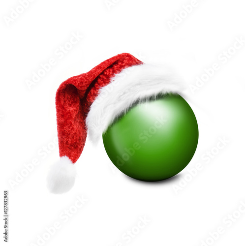 Weihnachtskugel mit Mütze