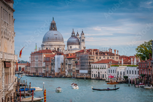 The breathtaking beauty of Venice: Splendid Panorama over Canal Grande