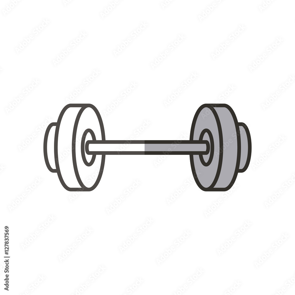 Weight icon. Healthy lifestyle fitness and sport theme. Isolated design. Vector illustration Weight icon. Healthy lifestyle fitness and sport theme. Isolated design. Vector illustration