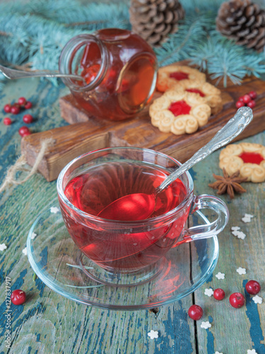 Cup of tea and Christmas de...
