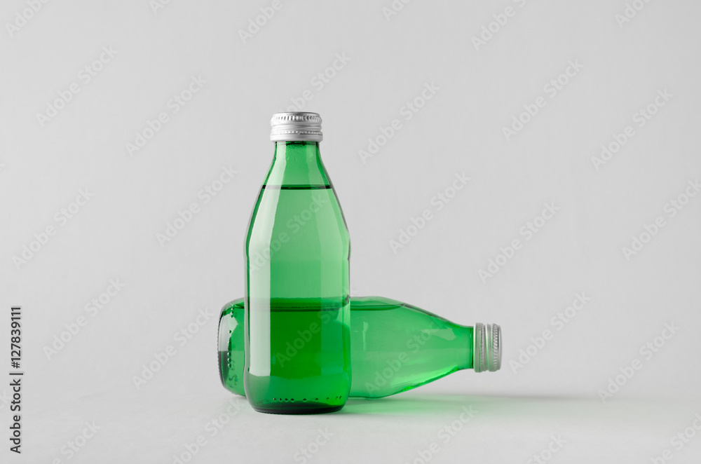Water Bottle Mock-Up - Two Bottles Water Bottle Mock-Up - Two Bottles