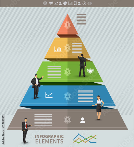 Triangular presentation template