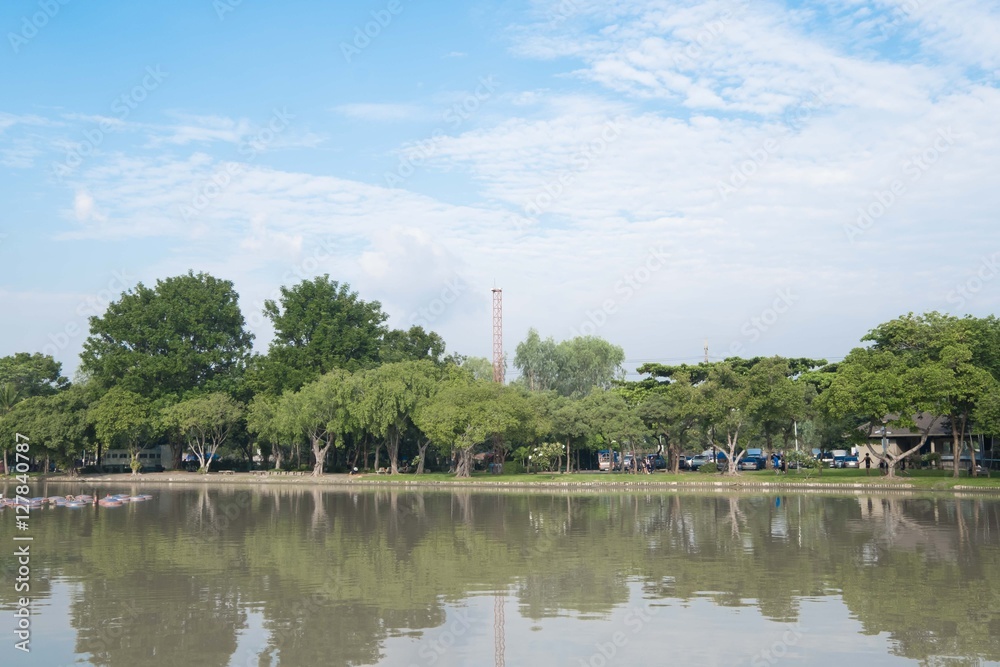 Obraz premium Bangkok, Thailand - November 6, 2016 : Chatuchak public park att