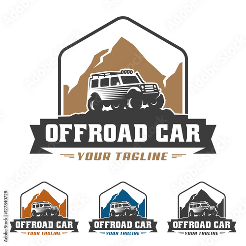 off road car logo, offroad logo, suv car logo template, off-road