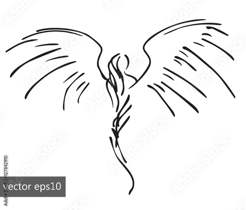 simple pinstriping angel