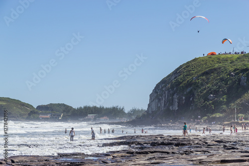 Paraglider at Torres beach