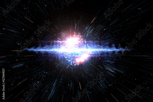 Universe Starscape Explosion 3D Illustration
