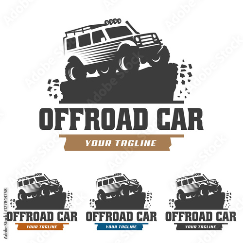 off road car logo, offroad logo, suv car logo template, off-road