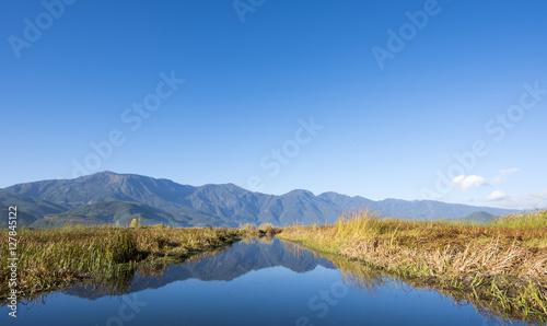View of Lugu Lake, Yunnan, China