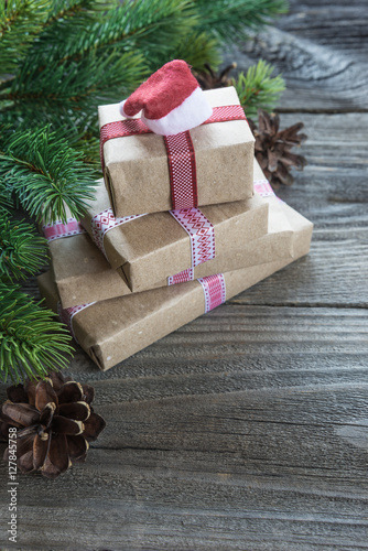Christmas composition with ...