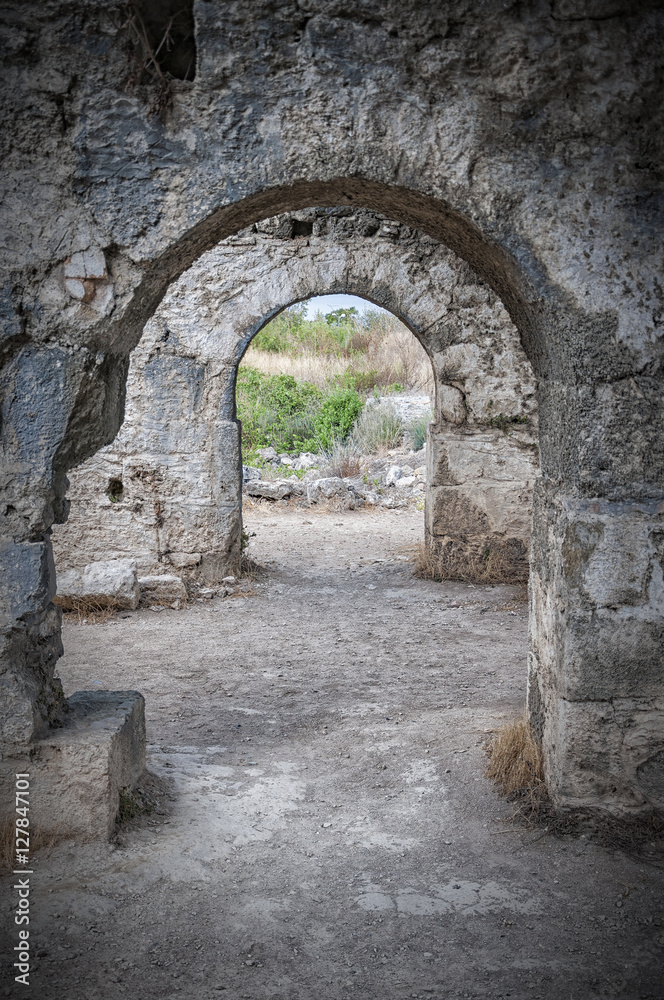 Side Byzantine Hospital Arches