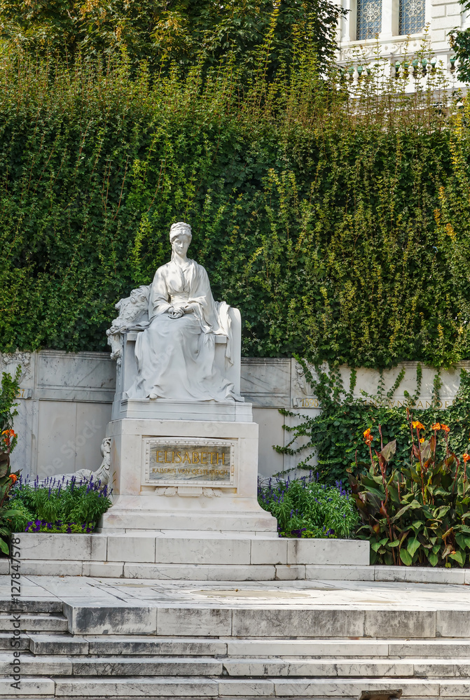 Obraz premium Monument to Empress Elisabeth, Vienna, Austria