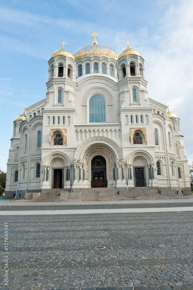 Naval Cathedral of Saint Nicholas in Kronstadt, Saint Petersburg, Russia