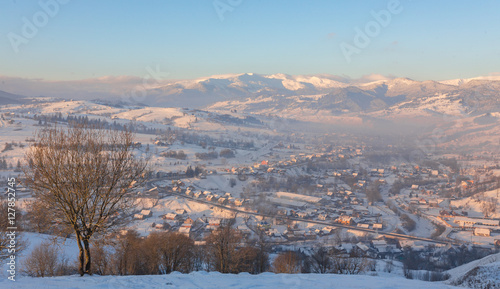 Fantastic evening winter landscape © Ryzhkov Oleksandr