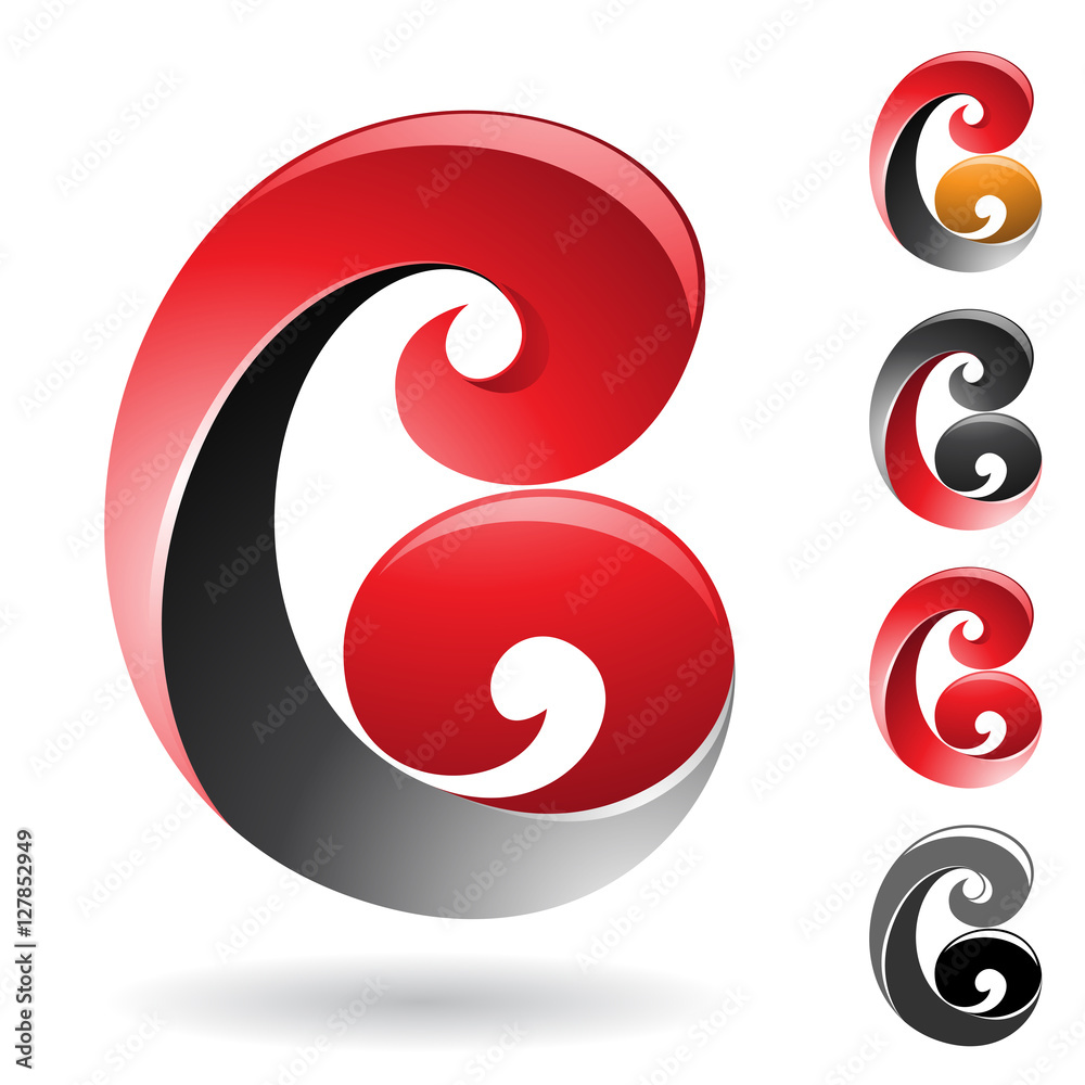 Abstract Symbol of Letter B Abstract Symbol of Letter B