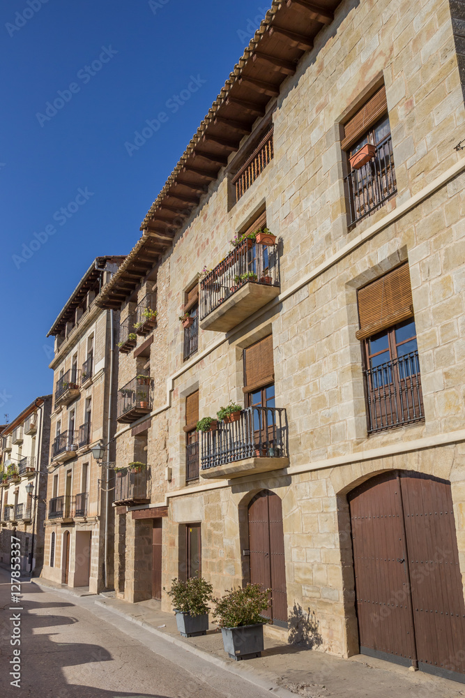 Street with old houses in Valderrobres Street with old houses in Valderrobres