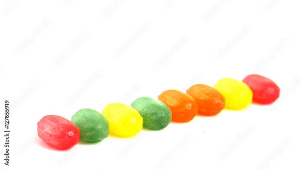 the colored fruit taste candies.sweet food concept the colored fruit taste candies.sweet food concept