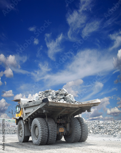 Heavy mining truck