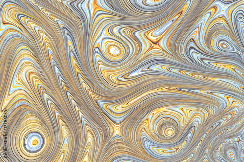 Abstract curled texture - digitally generated image