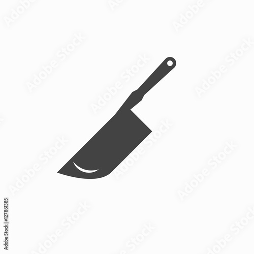 Knife icon vector, flat design best vector icon