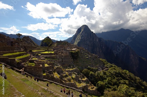 The inca city of Machu Picchu in Peru 