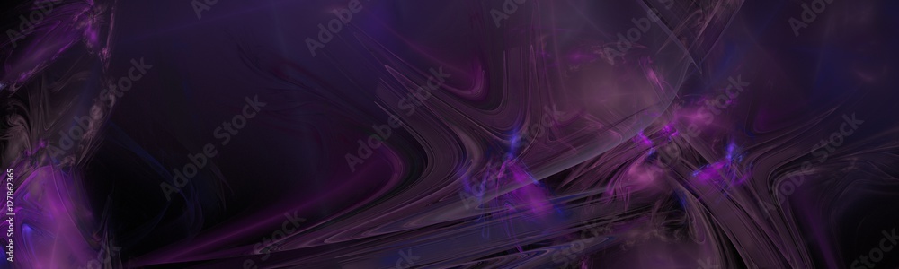 Dunkler Panorama - Hintergrund - violett - obrazy, fototapety, plakaty 