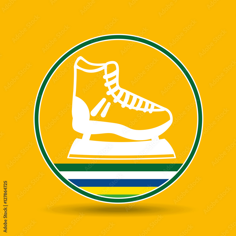ice skater sport badge icon vector illustration eps 10 ice skater sport badge icon vector illustration eps 10
