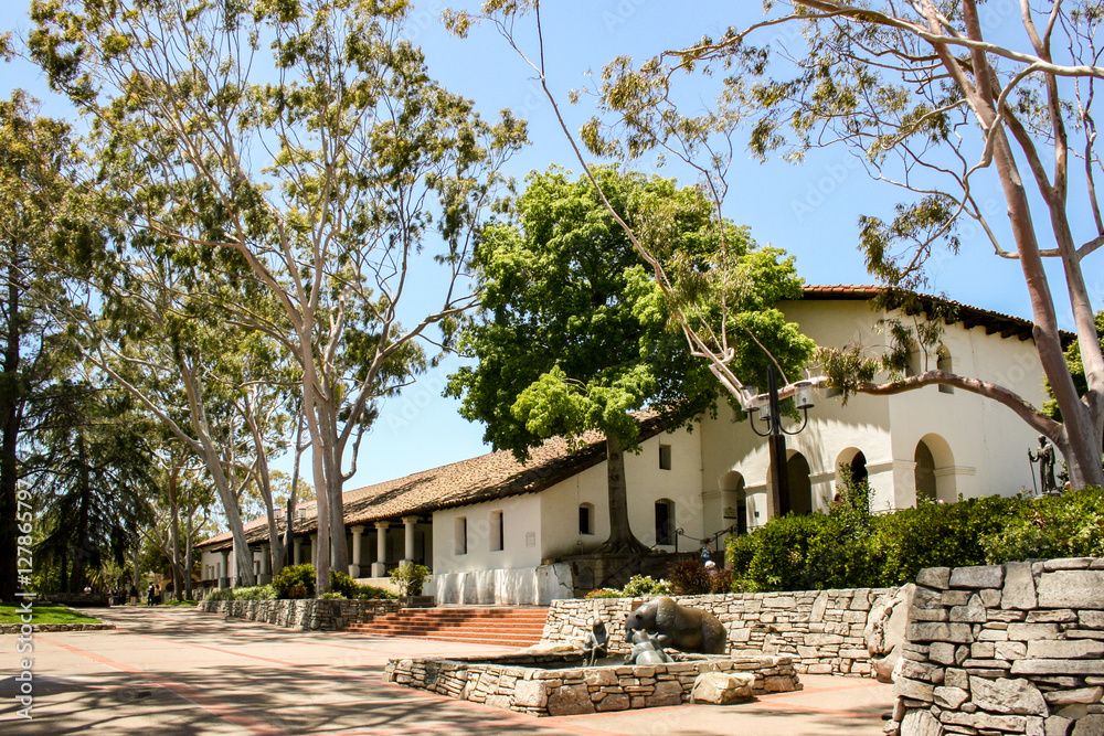 Courtyard of Mission San Luis Obispo de Tolosa, San Luis Obispo, California