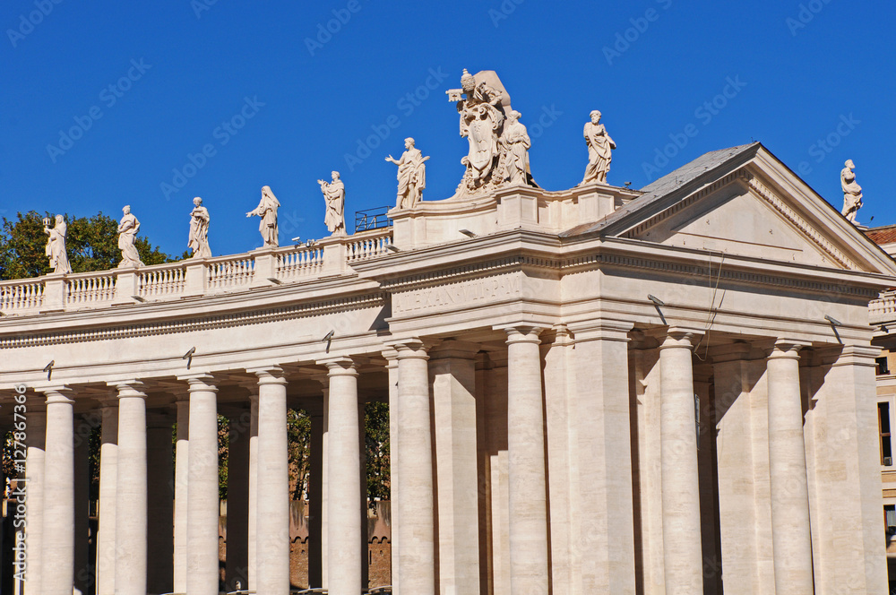 Roma, Città del Vaticano - il Colonnato del Bernini