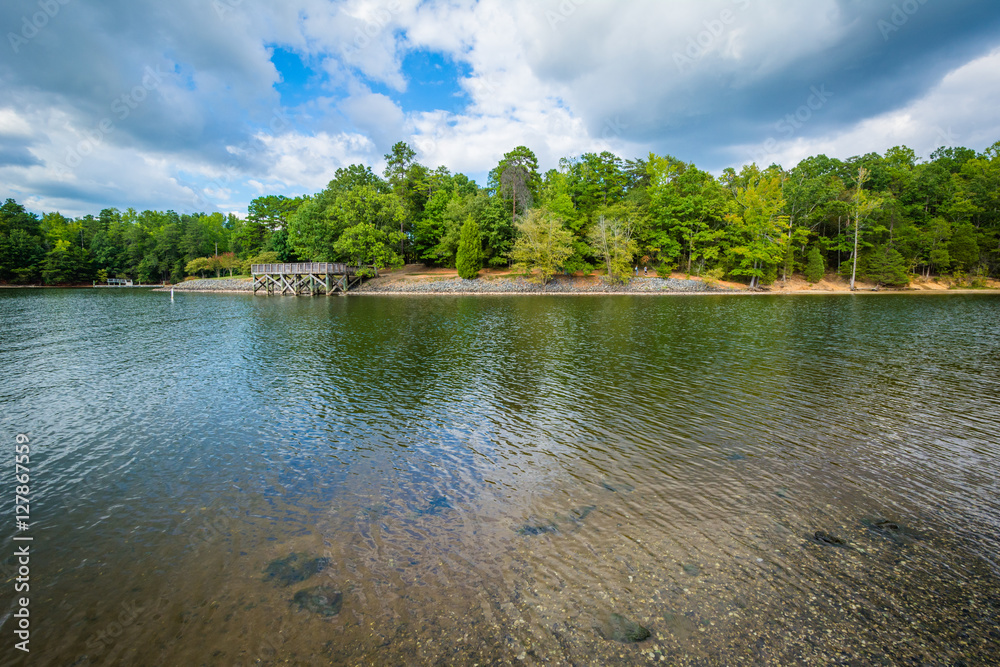 Lake Wylie, at McDowell Nature Preserve, in Charlotte, North Car