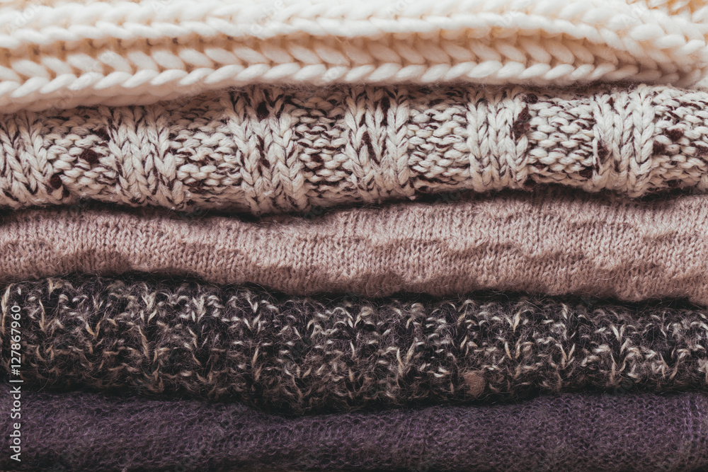 Collection of woolen clothes Collection of woolen clothes