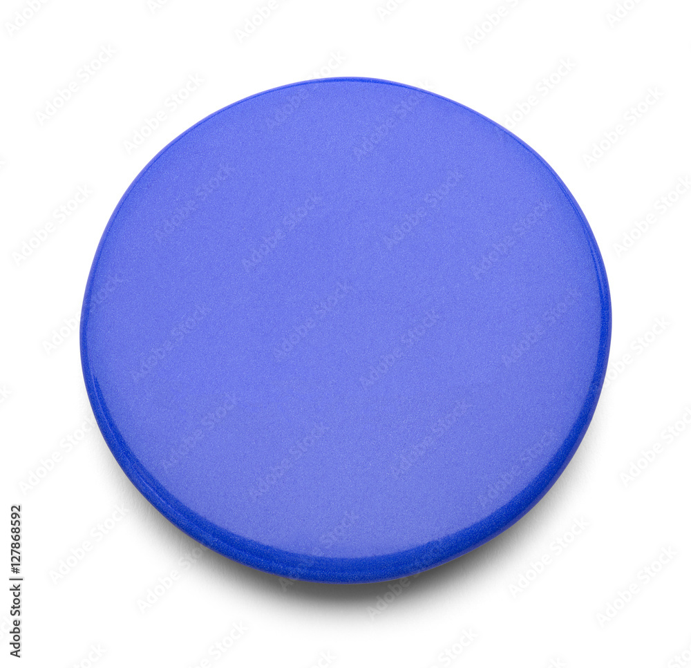 Blue Button Pin Blue Button Pin