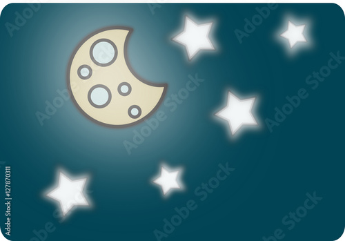 Moon and Stars