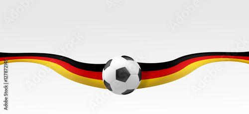 Flag of Germany black red golden yellow