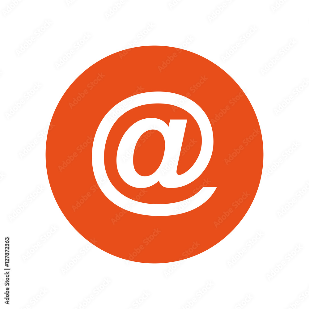 arroba symbol isolated icon vector illustration design arroba symbol isolated icon vector illustration design