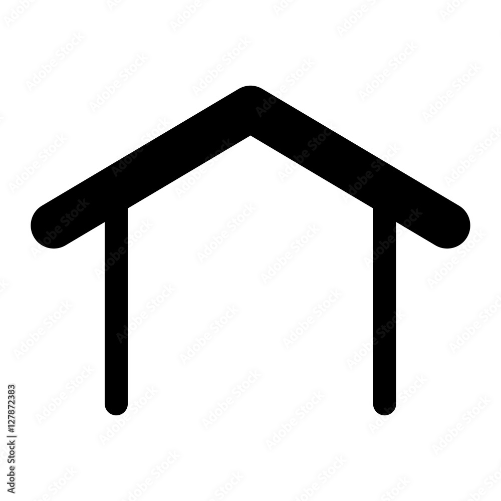 House icon. Home real estate and building theme. Isolated design. Vector illustration House icon. Home real estate and building theme. Isolated design. Vector illustration