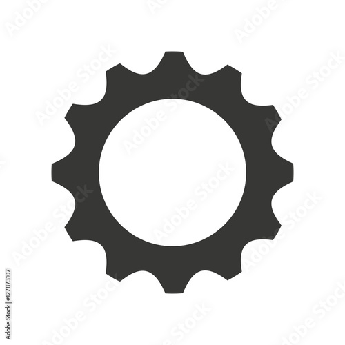 gear settings isolated icon vector illustration design
