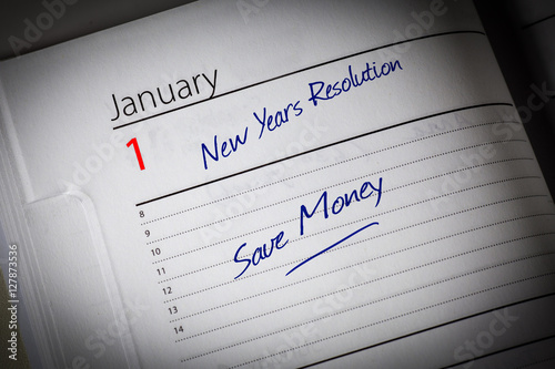 Save Money Diary Resolution photo